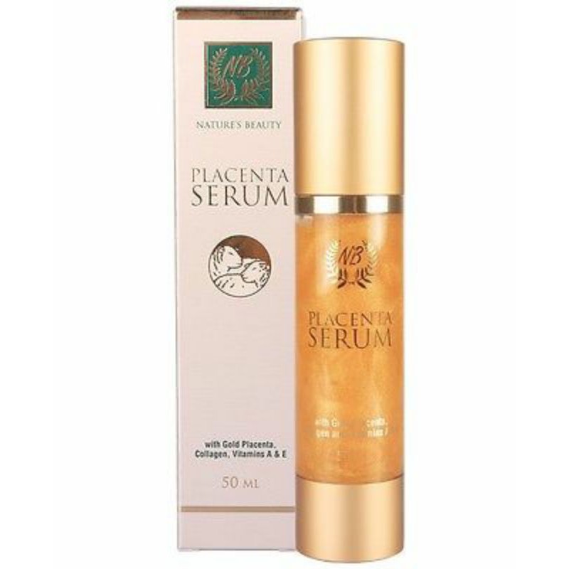 พร้อมส่ง-nature-beauty-ovine-placenta-serum-w-gold-sheep-placenta-collagen-vitamins-a-amp-e-50ml-เซรั่มรกแกะทองคำคอลลาเจน