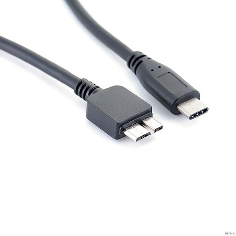 ภาพขนาดย่อของภาพหน้าปกสินค้าUSB 3.1 Type-C to USB 3.0 MICRO B สายเคเบิ้ลเชื่อมต่อสำหรับฮาร์ดไดรฟ์ จากร้าน rerela.th บน Shopee ภาพที่ 4