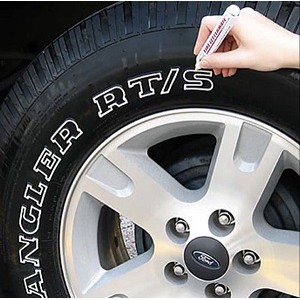 ภาพสินค้าปากกาเขียนยางรถยนต์ รถมอเตอร์ไซค์ เขียนป้ายทะเบียน กันน้ำ ติดทนทาน มีให้เลือก 12 สี   ส่งจากไทย จากร้าน ps.home108 บน Shopee ภาพที่ 4