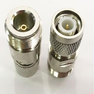 อะแดปเตอร์ RF Connector N Female Jack to TNC male straight RF Coax 2 ชิ้น