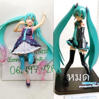 (แท้/​มือ2ไม่มีฐาน) SEGA VOCALOID Hatsune Miku Project DIVA Premium Figure H23cm มิกุ​  ฮัทสึเนะ​ มิคุ​ โวค่าลอยด์​