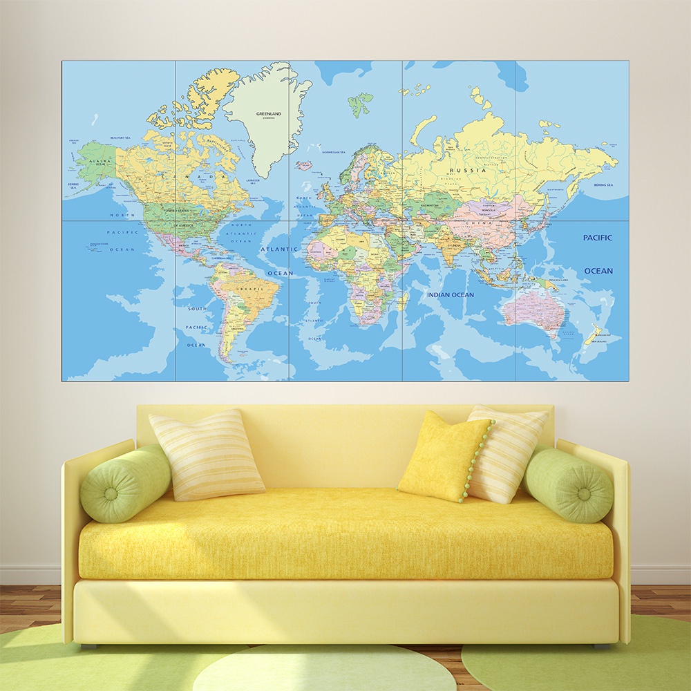 โปสเตอร์ขนาดใหญ่-ภาพแผนที่โลก-world-map-3-บ้าน-คอนโด-สำนักงาน-การเรียนการสอน-p-1051-a3-จำนวน-10-แผ่นต่อ
