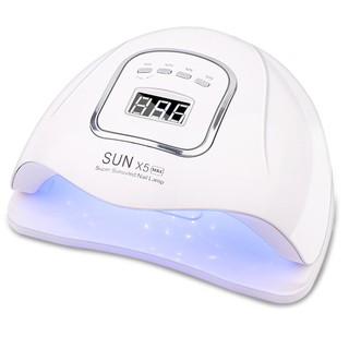 SUN X5 Max เครื่องอบเล็บเจล 120 วัตต์ LED 45 ดวง แห้งไวมาก UV LED Nail lamp 120W Smart Lamp เครื่องอบเล็บ