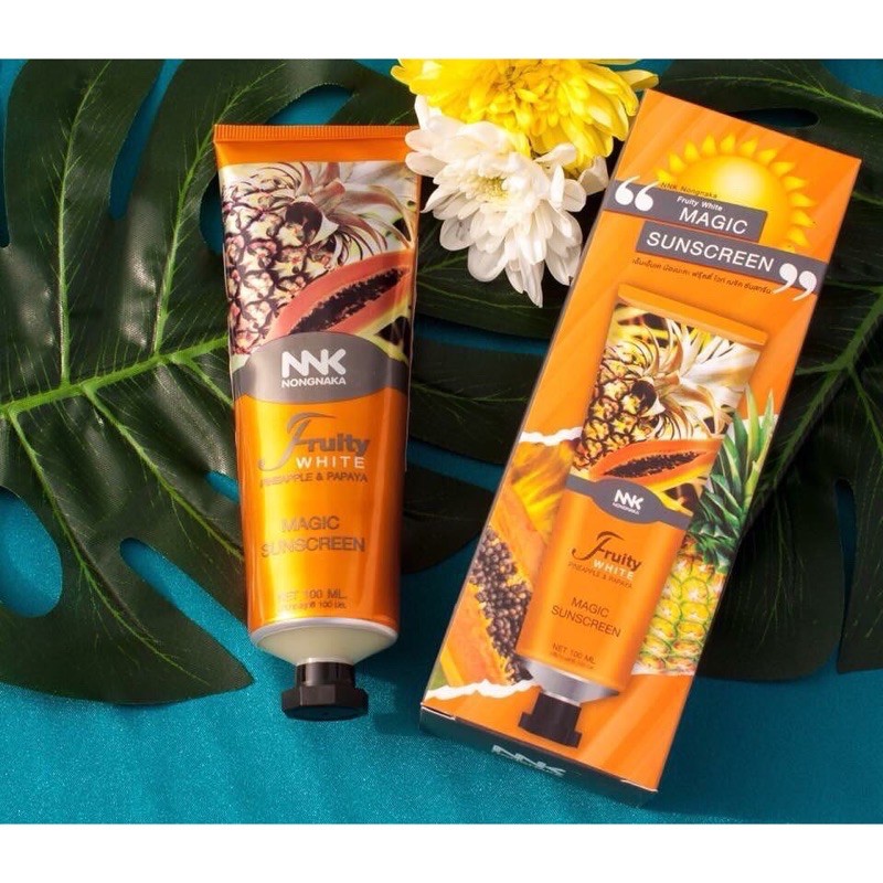 กันแดดฟรุตตี้กันแดดน้องนะคะล็อตใหม่ล่าสุดnongnaka-fruity-white-magic-sunscreen-พร้อมส่ง