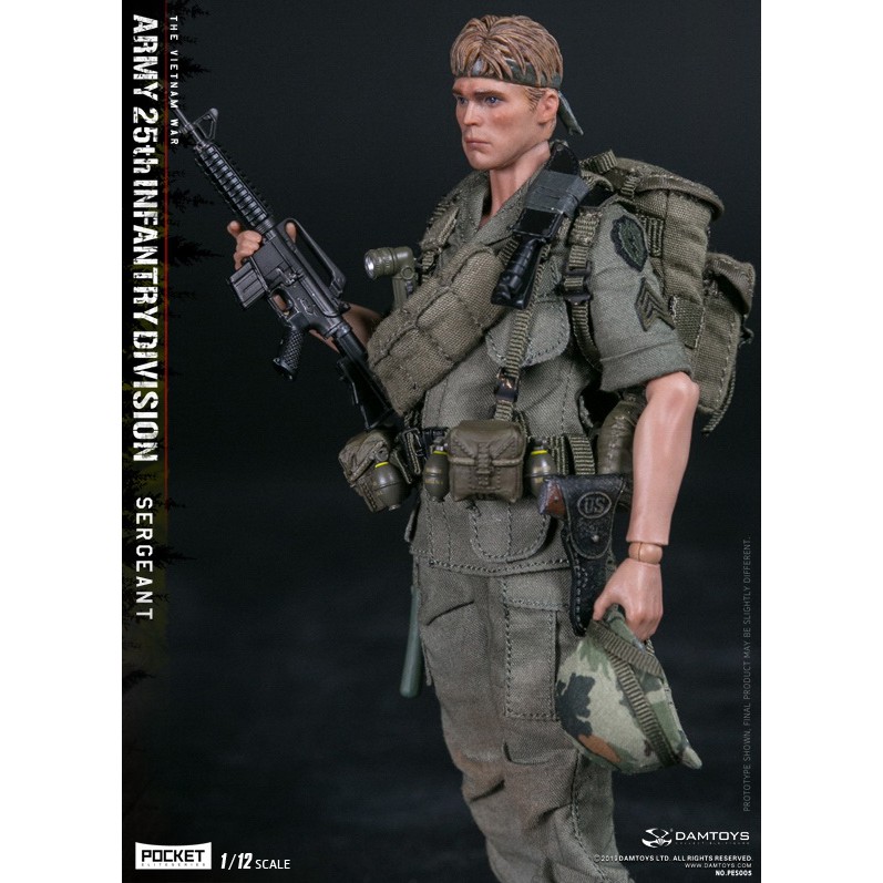 DAMTOYS : 1/12 POCKET ELITE SERIES : ARMY 25th Infantry Division