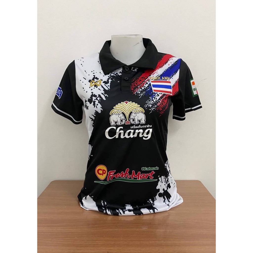 เสื้อบอลหญิง-ทีมชาตืไทยคอปก-ลาย-กราฟฟิก