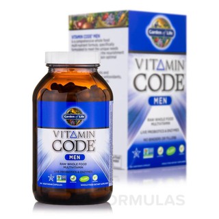 🇺🇸สินค้าUSA🇺🇸Garden of Life, Vitamin Code, Men, 240 Vegetarian Capsules