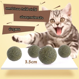 ราคาAL-020 กัญชาบอล กัญชาแมว ลูกบอลแคทนิป Catnip Ball แคทนิปบอล เล่นสนุกเพลิดเพลินกว่าเดิม