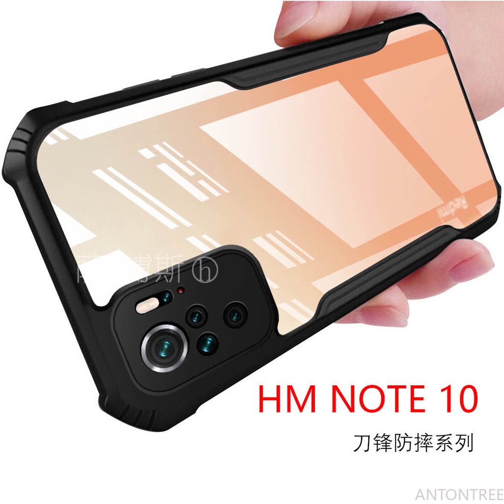 redmi-note-10-pro-note-10s-5g-9t-9a-9c-9-note-9s-9-pro-8-pro-transparent-acrylic-phone-case-reinforced-corner-protection-cover-clear-case