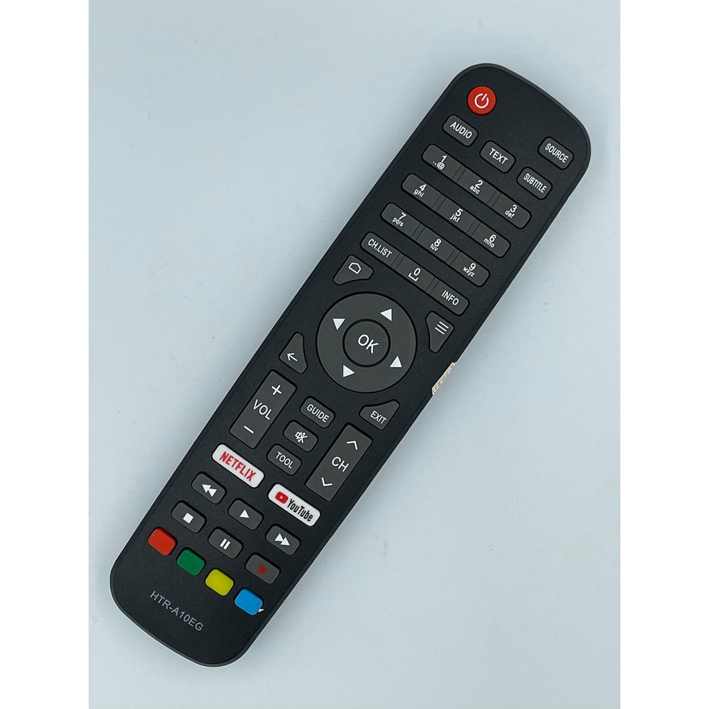 รีโมททีวี-haier-รุ่น-10eg-htr-a10eg-มีคำสั่ง-netflix-youtube-รุ่นและปุ่มคำสั่งที่เหมือนเดิมจะใช้งานได้