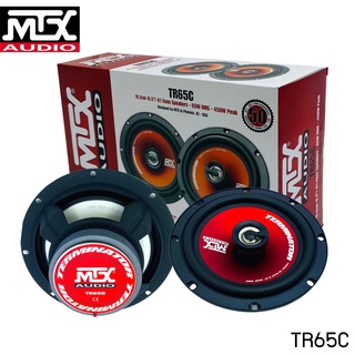 [มาใหม่] ลำโพงรถยนต์ MTX 6.5 นิ้วแกนร่วม รุ่นTR65C เสียงทุ้มลงลึกกลางดังชัดแหลมใส(ราคาต่อคู่)