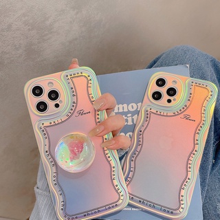 พร้อมส่งในไทย ⭐️ เคสโทรศัพท์ เคส เคสมือถือ เคส TPU เคสนิ่ม ไอริงวงกลม+โฮโลทึบ TPU-S1246