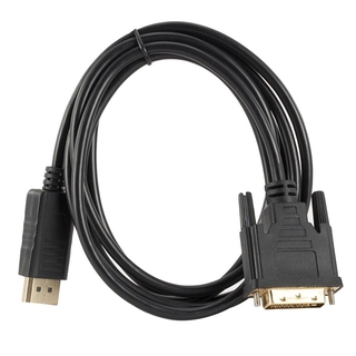 สินค้า 🔥Dp To Dvi 24 + 1 . 8🔥 เมตรอะแดปเตอร์สายเคเบิ้ล เมตรDisplayPort DP to DVI สายเคเบิลชายชาย Display Port to DVI การเชื่อมต่ออะแดปเตอร์