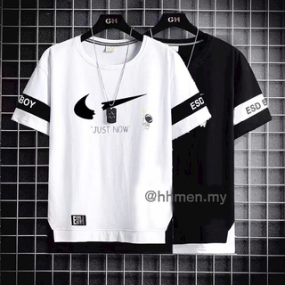 【พร้อมส่ง】 เสื้อยืดแขนสั้นลําลอง คอกลม อเนกประสงค์ สไตล์เกาหลี แฟชั่นฤดูร้อน สําหรับผู้ชาย