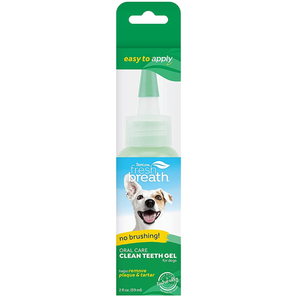 รูปภาพของTropiclean Fresh Breath Teeth Gel (Oral care) เจลขจัดคราบหินปูน ทำความสะอาดช่องปากสุนัข ป้องกันฟันผุ ลดกลิ่นปาก (2 Oz)ลองเช็คราคา