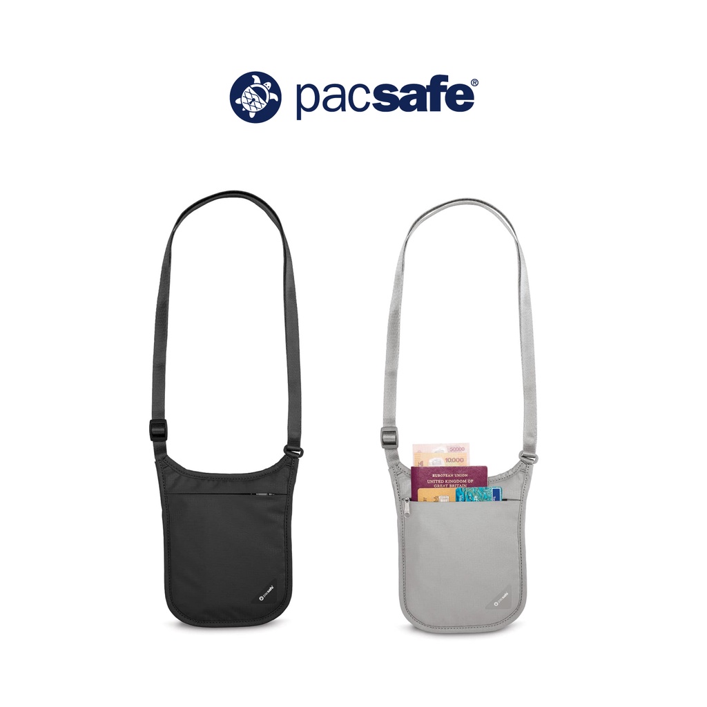 ภาพหน้าปกสินค้าPacsafe COVERSAFE V75 RFID BLOCKING NECK POUCH ANTI-THEFT กระเป๋าคาดลำตัว กระเป๋าคล้องคอ กระเป๋ากันขโมย จากร้าน pacsafe_officialshop บน Shopee