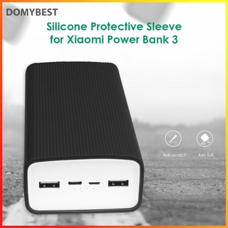 (Domybest) เคสพาวเวอร์แบงค์ ซิลิโคน 30000mAh สําหรับ Xiaomi Mobile Power