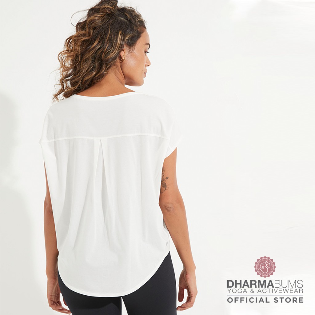 dharma-bums-deluxe-relaxed-tee-white-เสื้อยืดทรงหลวม-ดาร์มา-บัมส์