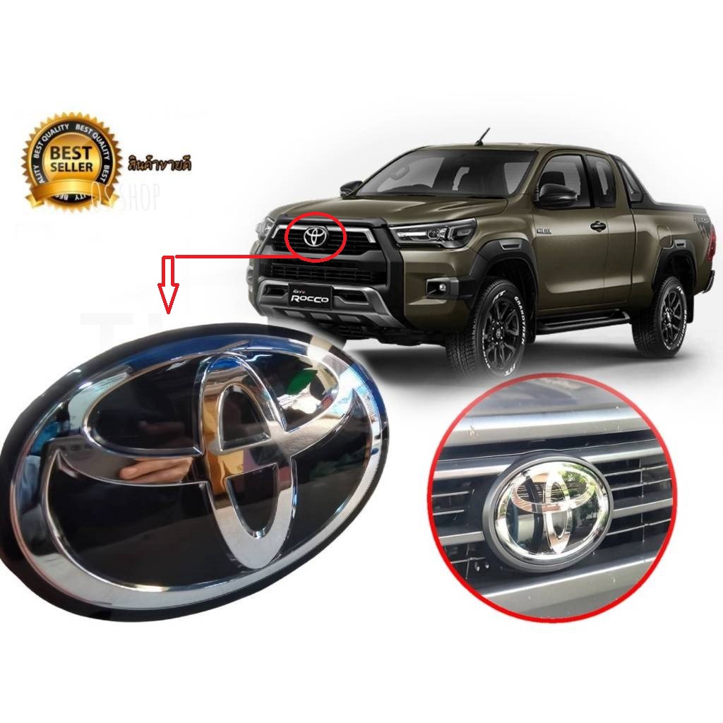 โลโก้-toyota-สีดำรถ-revo-new-fortuner-ปี-2015-2022-ขนาด-13-x-19-cm-สินค้าเทียบงานแท้ใส่ได้-100-สินค้าดีมีคุณภาพ