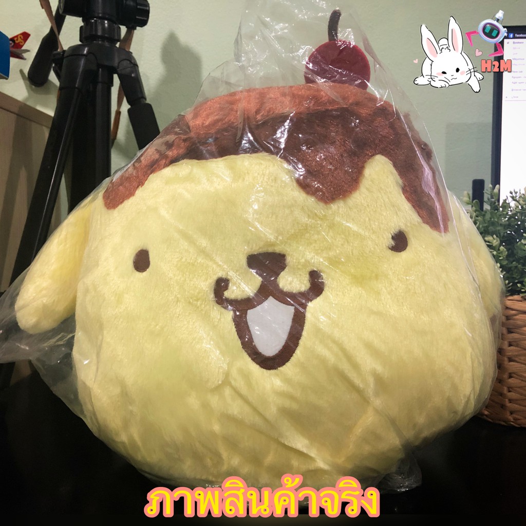 🔥พร้อมส่ง🔥 ตุ๊กตา🇯🇵ของแท้!! Jumbo Pompompurin Pudding Cushion ความยาว ...