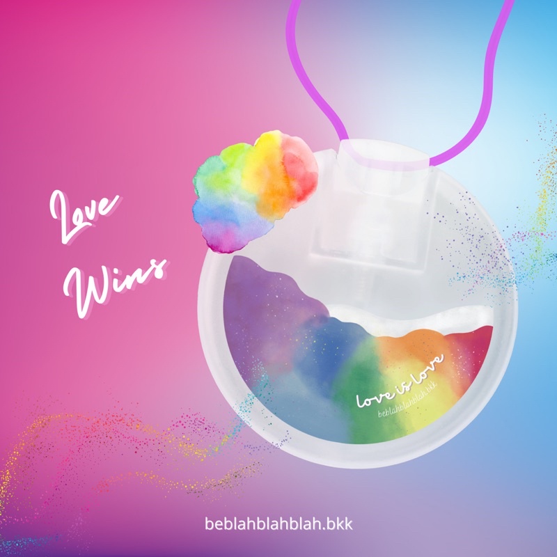 pride-สเปรย์แอลกอฮอล์-พร้อมสายคล้องคอ-ลายพิเศษ-love-wins-hand-sanitizer-spray-food-grade-20ml