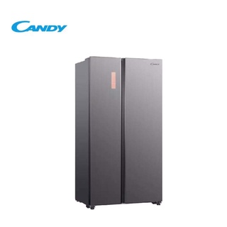CANDY ตู้เย็นไซด์บายไซด์ ความจุ 19 คิว อินเวอร์เตอร์ รุ่น RSBCRFD1OL สีเทา