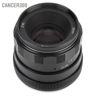 Cancer309 50mm F1.8 Lens APS C Frame Manual Focus Prime Large Aperture for Sony E Mount A6500 5100 NEX5 Camera