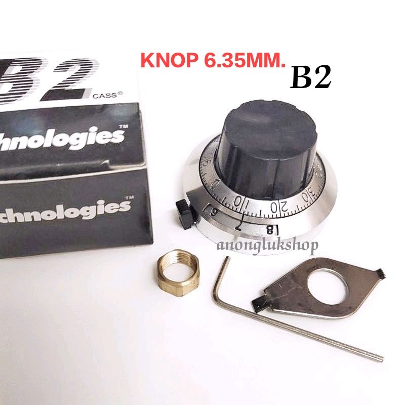 knop-10รอบ-b2-ปลอกวอลลุ่ม-6-35mm-อะลูมิเนียม-ขนาดเส้นผ่าศูนย์กลาง-46มิล