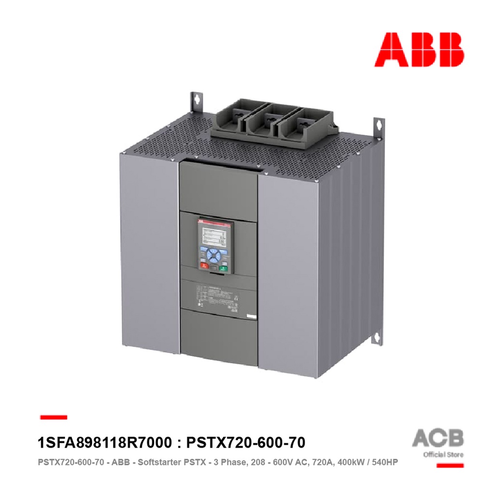 abb-pstx720-600-70-ซอฟสตาร์ท-soft-starter-softstarter-pstx-3-phase-208-600v-ac-720a-400kw-540hp-เอบีบี