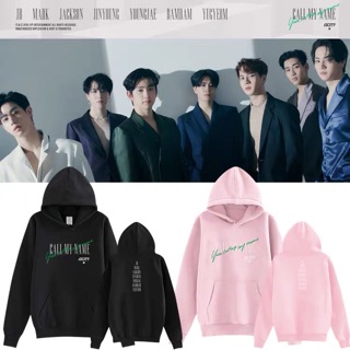 พร้อมส่ง Hooded Got7 call my name เสื้อฮู้ดกันหนาวแขนยาวแบบสวม