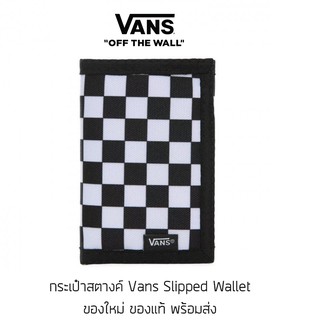 กระเป๋าสตางค์ Vans Slipped Wallet - Black/White ของแท้ พร้อมส่งจากไทย