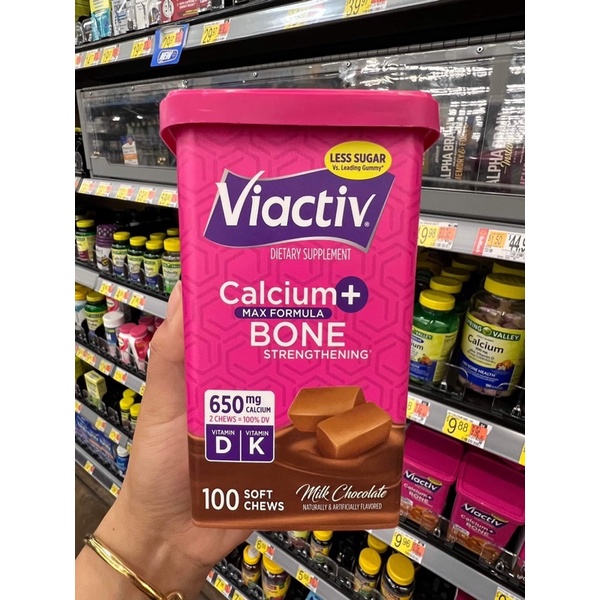 ภาพสินค้าพร้อมส่ง ของแท้จากอเมริกา Viactiv Calcium Plus D, Soft Chews Milk Chocolate แคลเซียมรักษาและเสริมสร้างกระดูกที่แข็งแรง จากร้าน anello.shoppp บน Shopee ภาพที่ 5