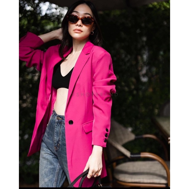 vshop-สูทเกาหลี-blazer-oversize-สูททำงาน-ผ้าคลุม-สูทoversize