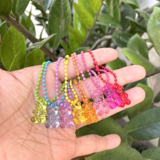 สินค้า 🌈พร้อมส่ง 🌈พวงกุญแจหมี พวงไข่ปลาห้อยหมี 1 ชิ้น/ใส่ถุงแยกทุกชิ้น