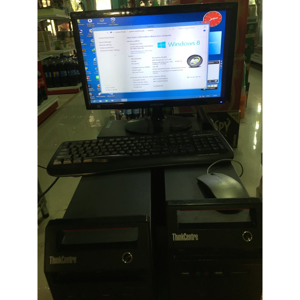 คอมพิวเตอร์-มือสอง-lenovo-pentium-r-dual-core-e5500-2-8-ghz-amp-corei3-2100-3-1ghz