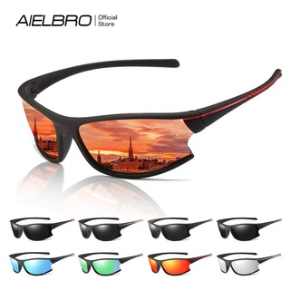 『READY STOCK』AIELBRO แว่นกันแดดเลนส์โพลาไรซ์สําหรับปั่นจักรยาน Mtb Uv400