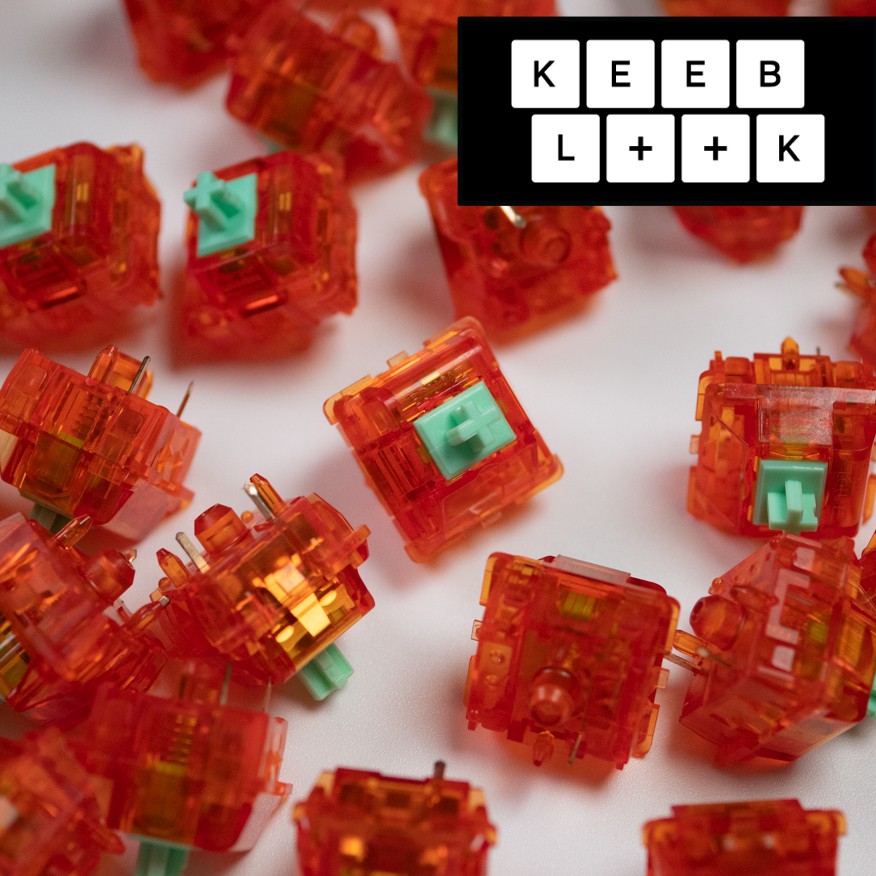 [10 ชิ้น] C3 Tangerine Switch 62/67g 5 pin สวิตช์ Mechanical Keyboard