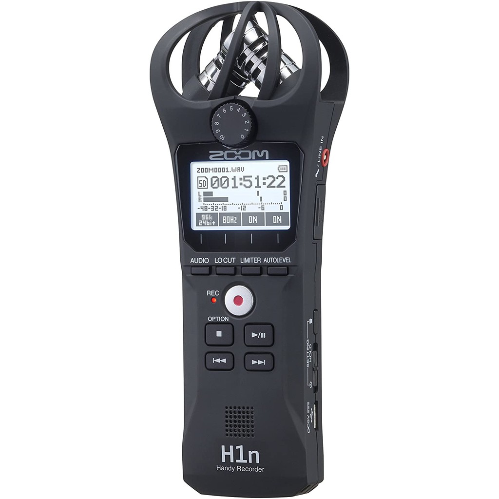 zoom-h1n-handy-recorder-เครื่องบันทึกเสียงขนาดพกพา-พร้อมไมค์สเตอริโอในตัว-ประกันศูนย์-1-ปี