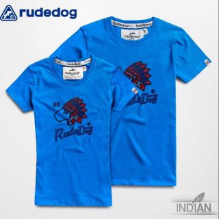 Rudedog เสื้อยืด รุ่น Indian สีฟ้า