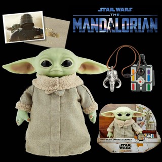 ของแท้ Disney Store 🇺🇸💢 ตุ๊กตา Animatronic Disney Star Wars Mandalorian The Child Real Moves Plush With Remote
