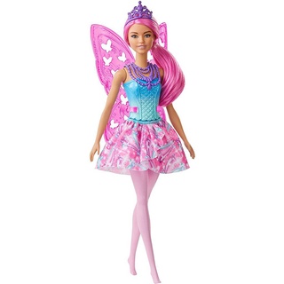 Barbie Dreamtopia Fairy Doll ตุ๊กตาบาบี้ กับ ชุดนางฟ้า เทพนิยาย GJJ98 สีชมพู