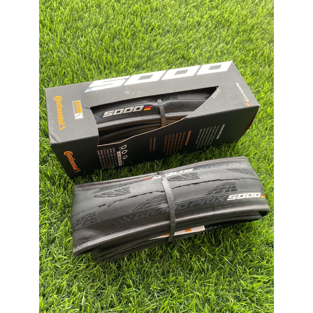 Lốp Continental Grand Prix 5000 700x25c - Đen viền nâu - Xế độp