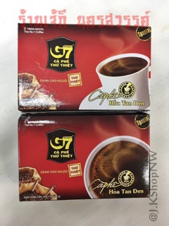 ภาพขนาดย่อของภาพหน้าปกสินค้าใหม่ที่สุด พร้อมส่ง  กาแฟเวียดนาม G7 Coffee กาแฟดำ ขนาด 1 กล่อง มี 15 ซอง ๆ ละ 2 กรัม จากร้าน phingkung บน Shopee ภาพที่ 4