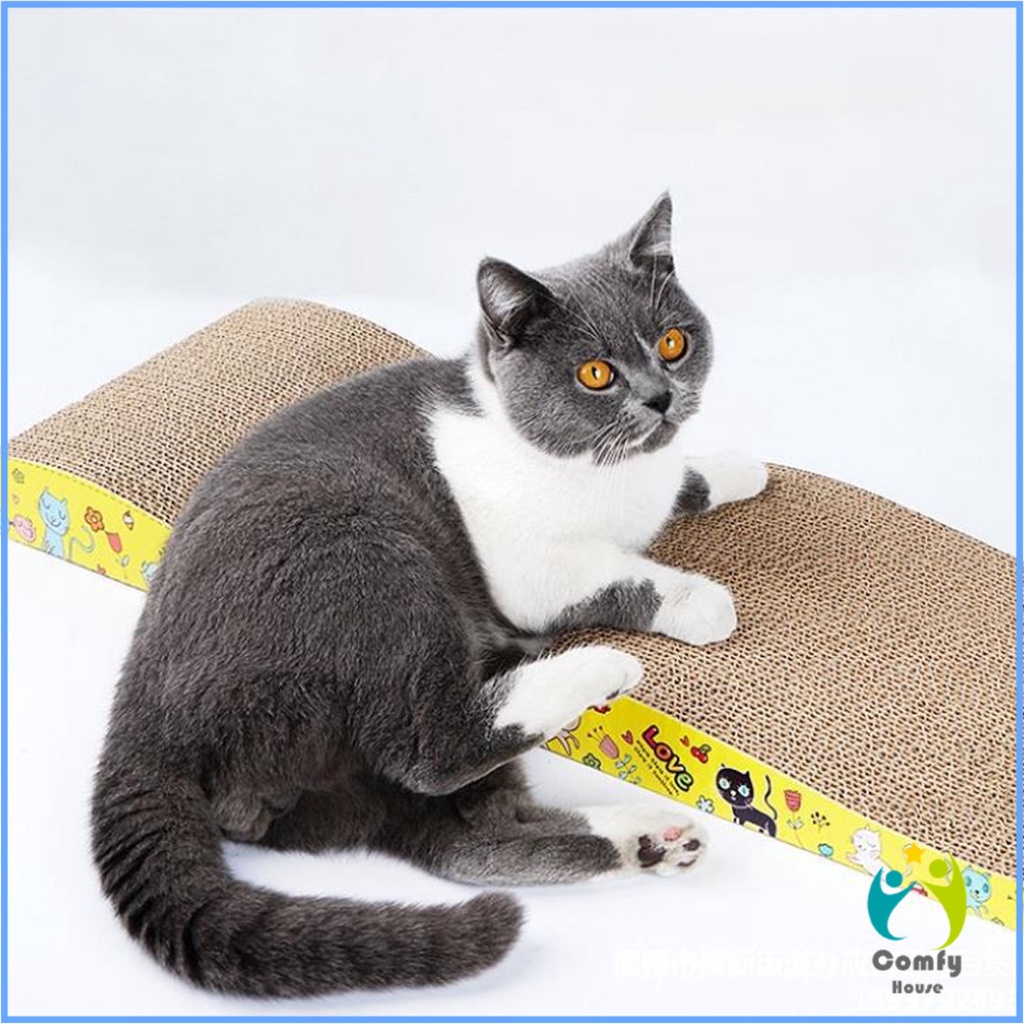 comfy-ที่ลับเล็บแมวกระดาษ-ลูกฟูกที่ลับเล็บ-อุปกรณ์สำหรับแมว-scratcher