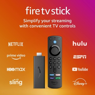 Amazon  Fire TV Stick (3rd Gen) with Alexa Voice Remote (includes TV controls) | HD streaming device