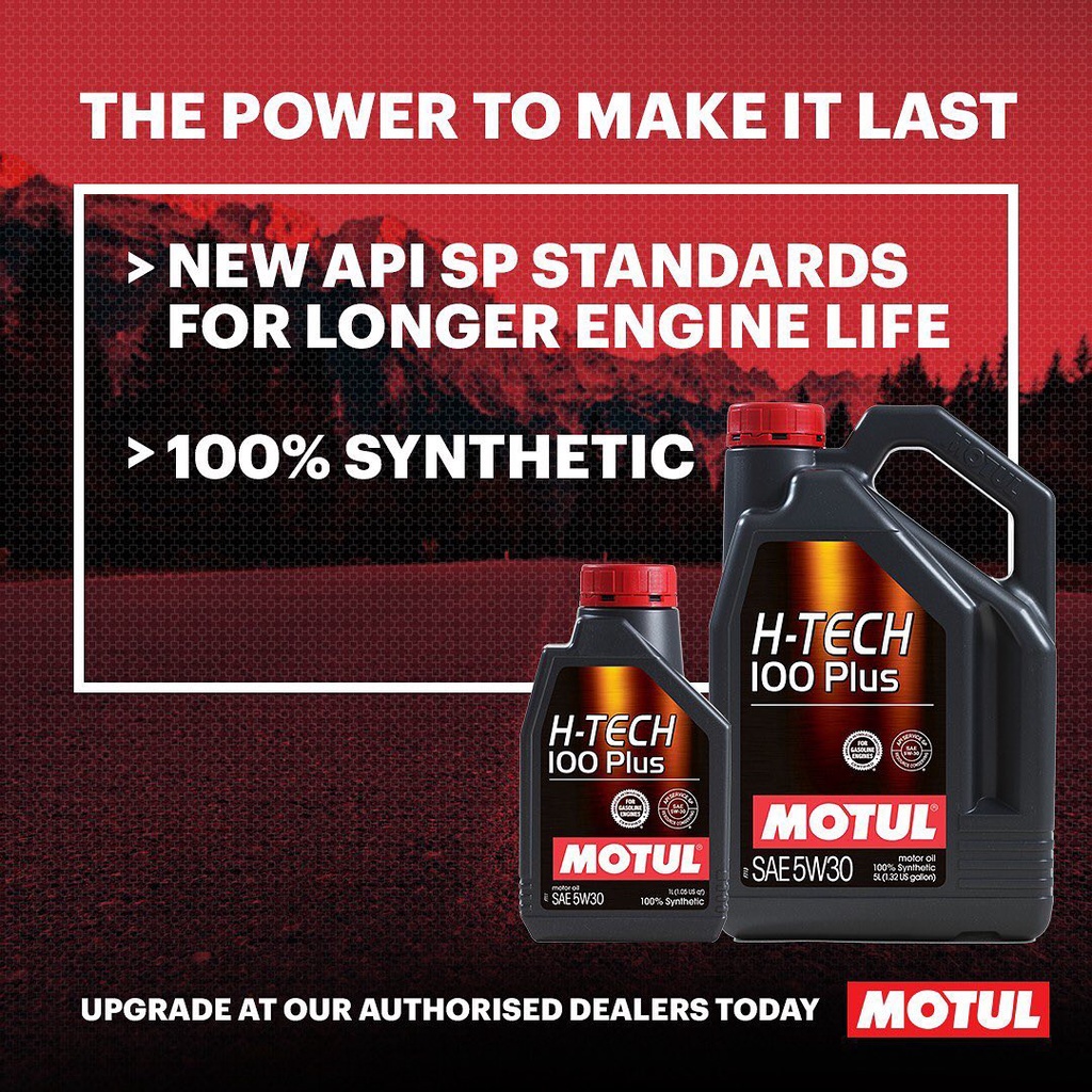 motul-น้ำมันเครื่องเบนซิน-100-plus-0w20-4ลิตร