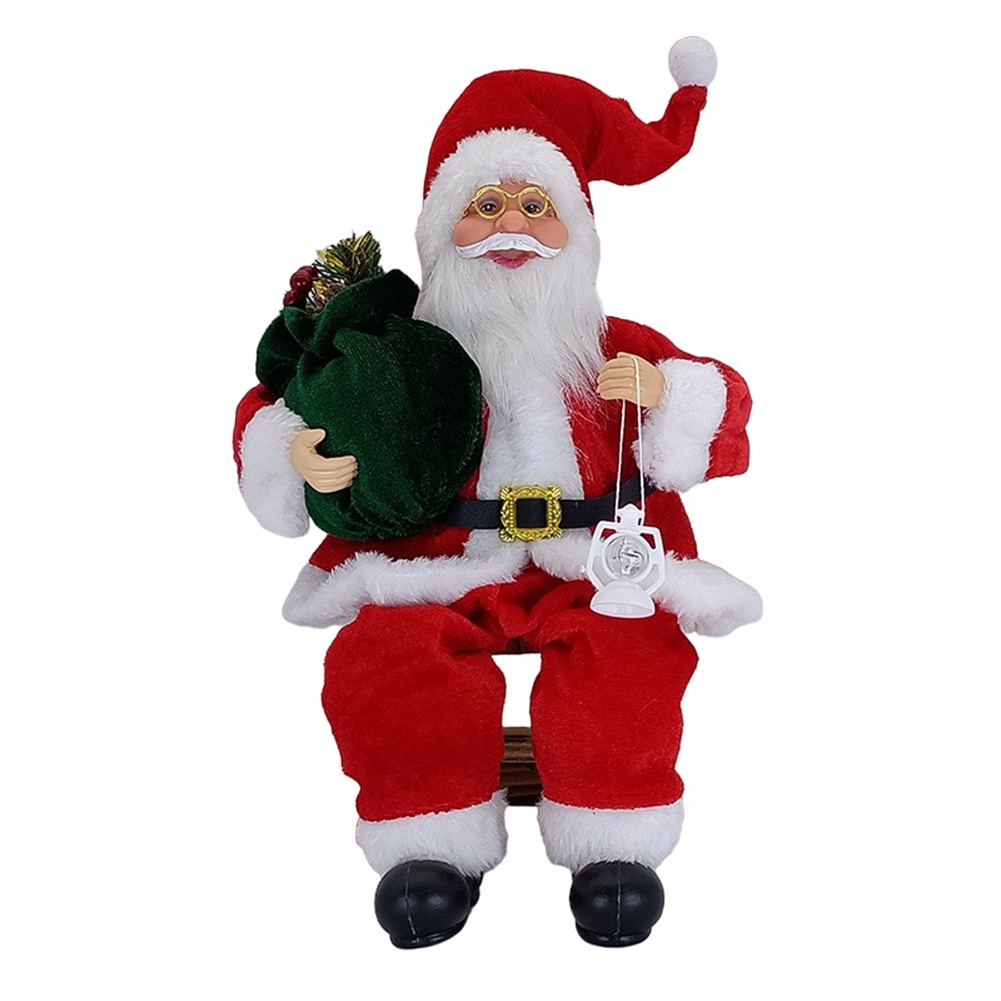 น่ารักยืนซานตาคลอสตุ๊กตาของเล่นเครื่องประดับของขวัญคริสต์มาสคริสต์มาสพรรคตกแต่งครอบครัวพรรคปีใหม่-bri