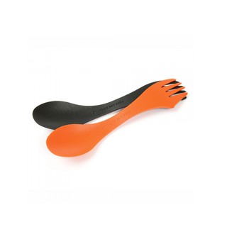 Light My Fire ช้อนส้อม รุ่น SPORK ORIGINAL BIO 2-PACK RUSTYORANGE/SLATYBLACK