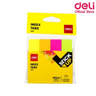 Deli A11202 Sticky Note กระดาษโน๊ตกาว (แพ็ค 1 ชิ้น) กระดาษโน๊ต อุปกรณ์การเรียน เครื่องเขียน โพสอิท กระดาษโพสอิท