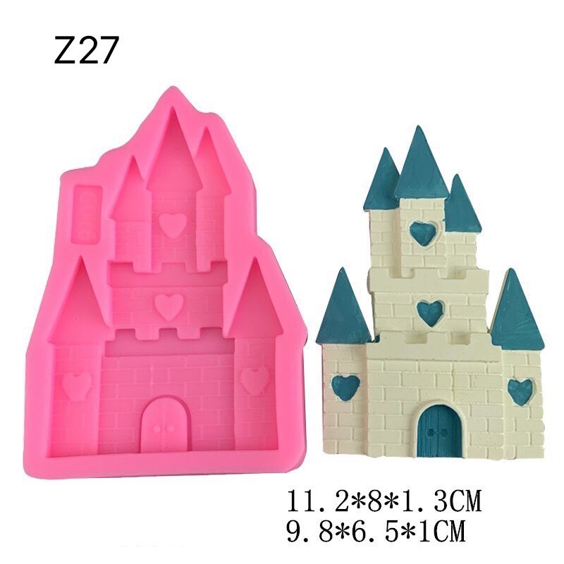 พิมพ์ซิลิโคนรูปบ้าน-รุ่น-z26-z27-z28-สีชมพู